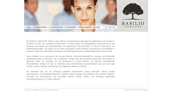 Desktop Screenshot of basilio-consulting.de