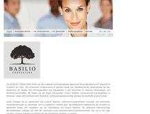 Tablet Screenshot of basilio-consulting.de